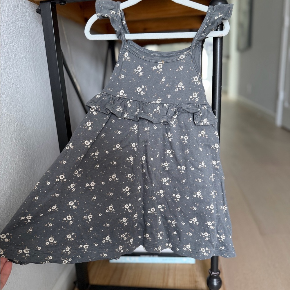 Jamie Kay Toddler Charcoal Floral Dress - Picture 4 of 5